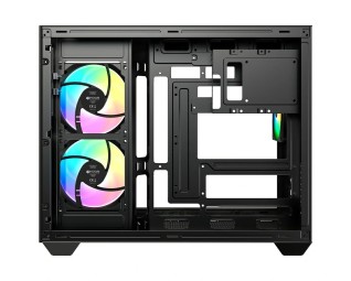 ID-COOLING VIEW 500 ARGB Tempered Glass Black