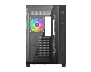 ID-COOLING VIEW 510 ARGB Tempered Glass Black