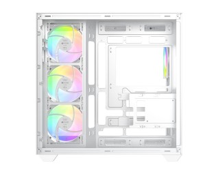 ID-COOLING VIEW 510 ARGB WH Tempered Glass White