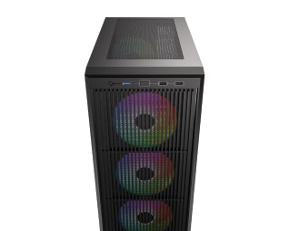 ID-COOLING WARE 310 ARGB Tempered Glass Black