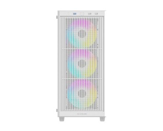 ID-COOLING WARE 310 ARGB WH Tempered Glass White