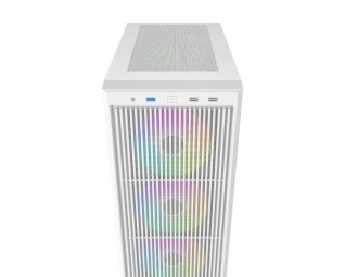 ID-COOLING WARE 310 ARGB WH Tempered Glass White