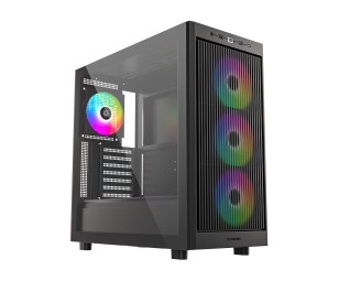 ID-COOLING WARE 510 ARGB Tempered Glass Black