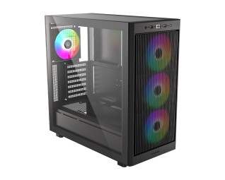 ID-COOLING WARE 510 ARGB Tempered Glass Black