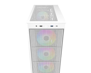 ID-COOLING WARE 510 ARGB WH Tempered Glass White