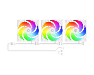 ID-COOLING WARE 510 ARGB WH Tempered Glass White