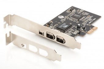 Digitus IEEE 1394a Interface Card, PCIexpress, 3 Port