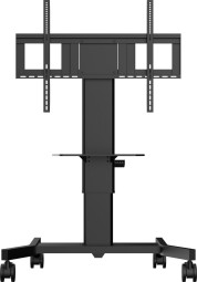 iiyama MD CAR1021-B1 Single column electric floor lift on wheels with easy mount brackets and laptop shelf 43