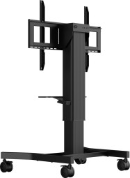 iiyama MD CAR1021-B1 Single column electric floor lift on wheels with easy mount brackets and laptop shelf 43