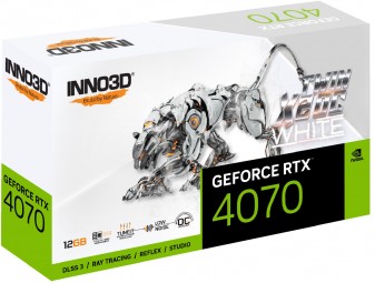 Inno3D GeForce RTX 4070 12GB DDR6X Twin X2 OC White Stealth