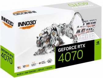 Inno3D Geforce RTX 4070 12GB GDDR6X TWIN X2 OC White