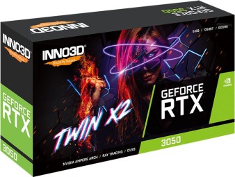 Inno3D GeForce RTX3050 6GB DDR6 Twin X2 V2