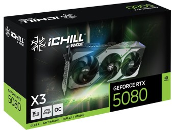 Inno3D GeForce RTX5080 16GB GDDR7 iChill X3
