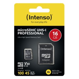 Intenso 16GB MicroSD UHS-I Professional