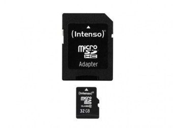 Intenso 32GB microSDXC Class 10 + adapterrel