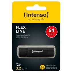 Intenso 64GB Flex Line USB3.2 Black