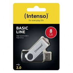 Intenso 8GB Basic Line Black/Silver
