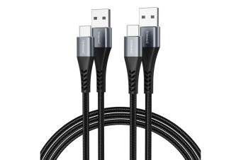 Intenso A60C USB-A to USB-C 60W Cable 2m Black (Double Pack)