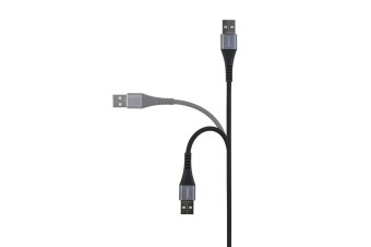 Intenso A60C USB-A to USB-C 60W Cable 2m Black (Double Pack)