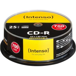 Intenso CD-R 80 52x Cake Box 25db/henger (25-ös címke)