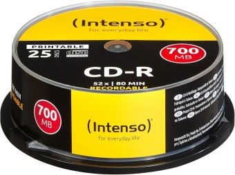 Intenso CD-R 80 52x Printable Cake Box 25db/henger (25-ös címke)