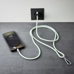 Intenso Cell Phone Charging Lanyard Cable 1,65m Green