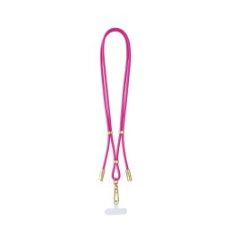 Intenso Cell Phone Charging Lanyard Cable 1,65m Neon Pink