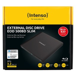Intenso EOD 500BD Slim Blu-ray-Writer Black BOX