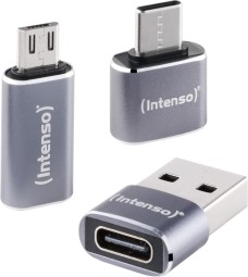 Intenso MIX480 USB Adapter Gray(3-pack)