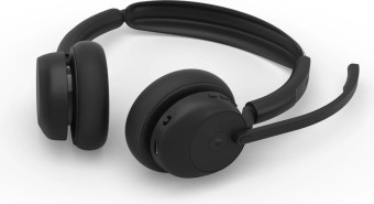 Jabra Evolve3 45 MS Stereo Link 390c Wireless Bluetooth Headset Black