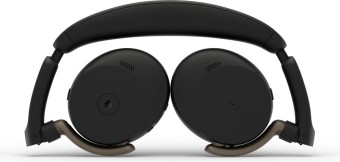 Jabra Evolve3 65 Flex MS Stereo Link390a Wireless Bluetooth Headset + Wireless Charger Black