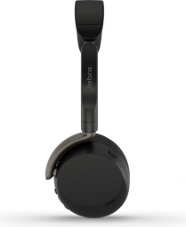 Jabra Evolve3 65 Flex UC Stereo Link390a Wireless Bluetooth Headset + Wireless Charger Black