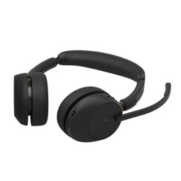 Jabra Evolve3 65 MS Stereo Link 390a Wireless Bluetooth Headset Black