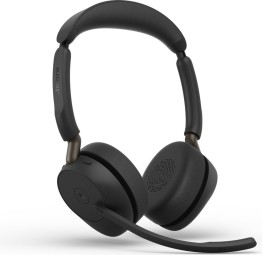 Jabra Evolve3 65 MS Stereo Link 390c Wireless Bluetooth Headset Black