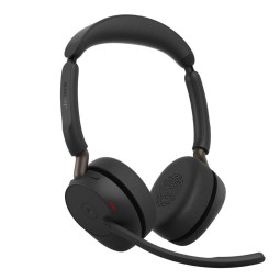 Jabra Evolve3 65 UC Stereo Link 390a Wireless Bluetooth Headset Black