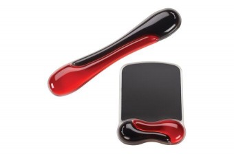 Kensington Duo Gel Wrist Rest Egérpad Black/Red