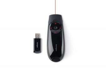 Kensington Expert Wireless Presenter Red Laser Black
