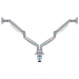 Kensington SmartFit One-Touch Height Adjustable Dual Monitor Arm Silver