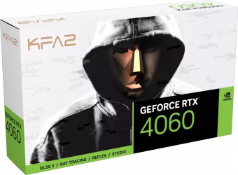 KFA2 GeForce RTX 4060 8GB DDR6 EX White (1-Click OC)