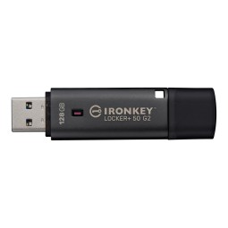 Kingston 128GB Ironkey Locker+ 50 G2 USB3.2 Black