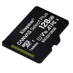 Kingston 128GB microSDXC Canvas Select Plus 100R A1 C10 Card adapter nélkül