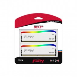 Kingston 16GB DDR4 3600MHz Kit(2x8GB) Fury Beast RGB SE White