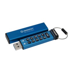 Kingston 256GB IronKey Keypad 200 USB3.2 Blue