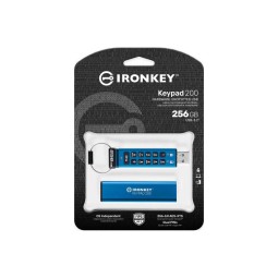 Kingston 256GB IronKey Keypad 200 USB3.2 Blue