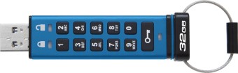 Kingston 32GB IronKey Keypad 200 USB3.2 Blue