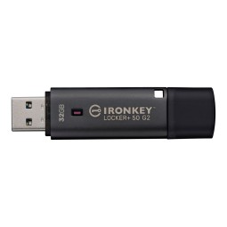 Kingston 32GB Ironkey Locker+ 50 G2 USB3.2 Black