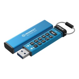 Kingston 512GB IronKey Keypad 200 USB3.2 Blue
