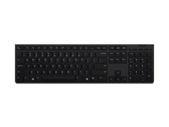Lenovo Professional Wireless Bluetooth Rechargeable Keyboard Black HU