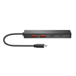 Logilink 4-portos USB2.0 HUB Black