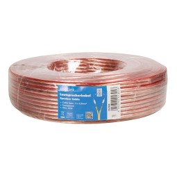 Logilink Audio speaker installation cable 2x2,5mm² 25m Transparent